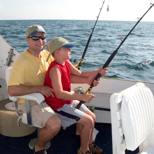 Charter boat fishing